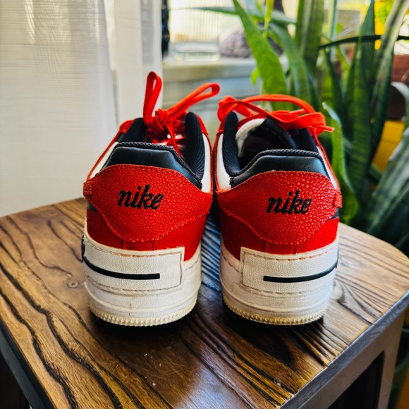 Nike Air Force 1 Shadow Rush Orange Sneakers Men US 9.5 - Picture 4 of 8